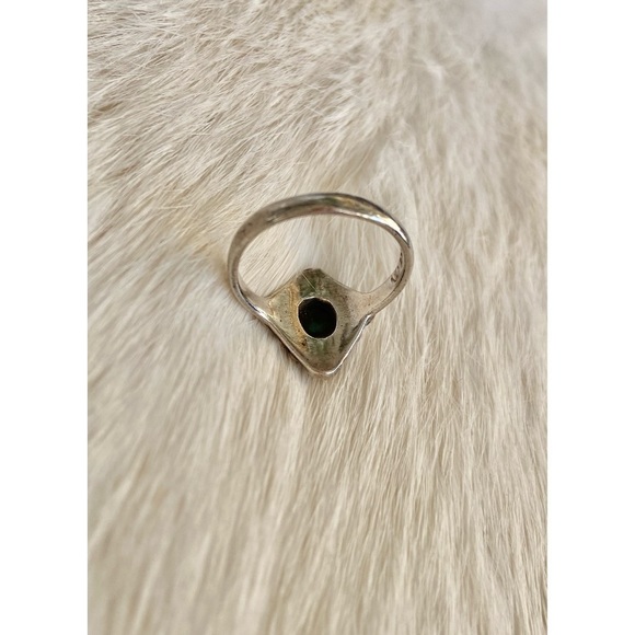 Sterling Silver Ring with Turquoise Stone - Picture 2 of 5